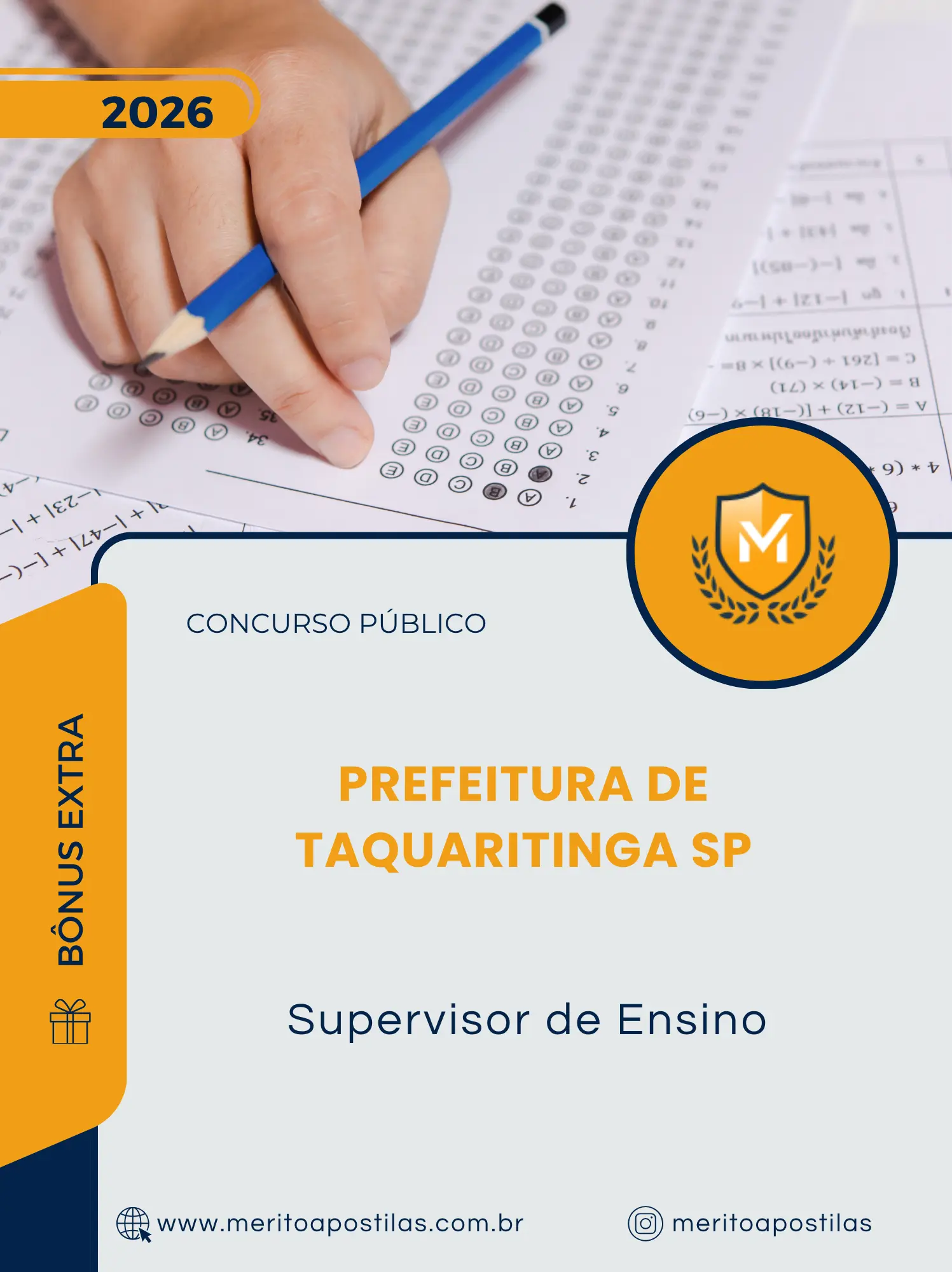 Apostila Supervisor de Ensino Prefeitura de Taquaritinga SP 2026
