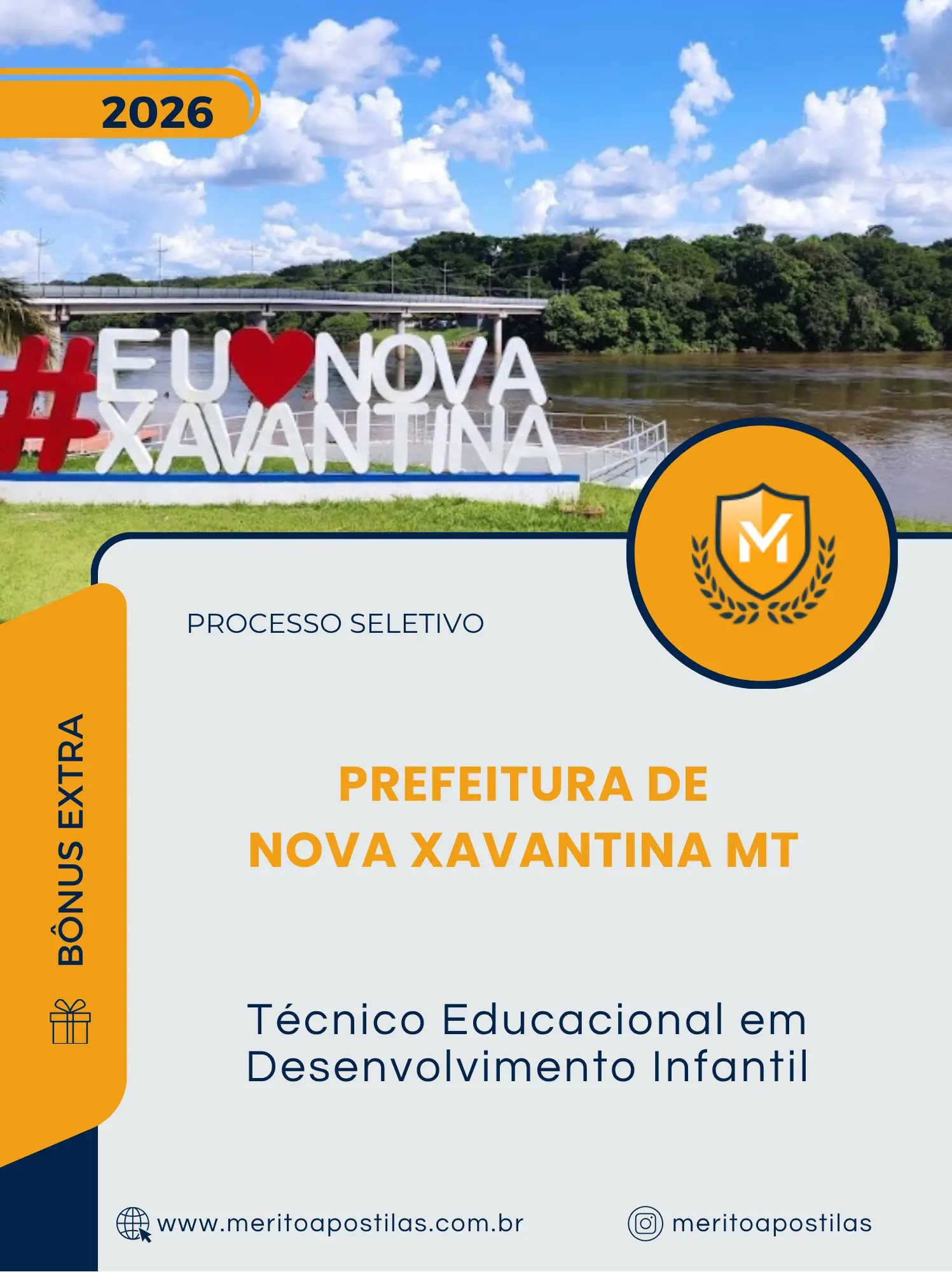 Apostila Técnico Educacional em Desenvolvimento Infantil Prefeitura de Nova Xavantina MT 2026