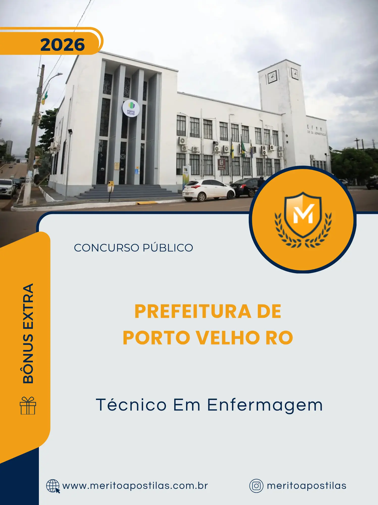 Apostila Técnico Em Enfermagem Prefeitura de Porto Velho RO 2026
