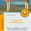 Apostila Técnico Legislativo Área de Tecnologia da Informação Câmara de Dom Inocêncio PI 2026