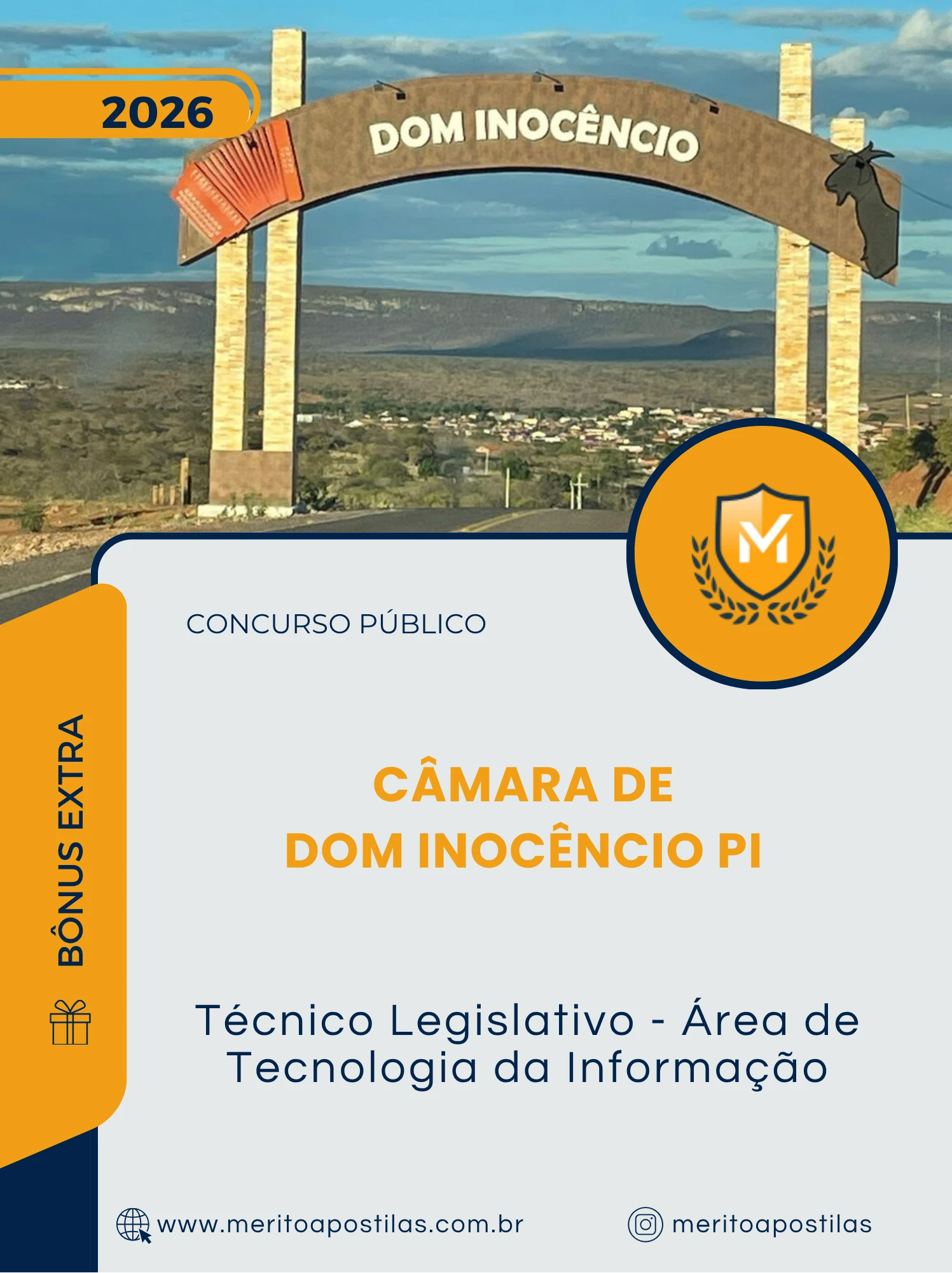 Apostila Técnico Legislativo Área de Tecnologia da Informação Câmara de Dom Inocêncio PI 2026