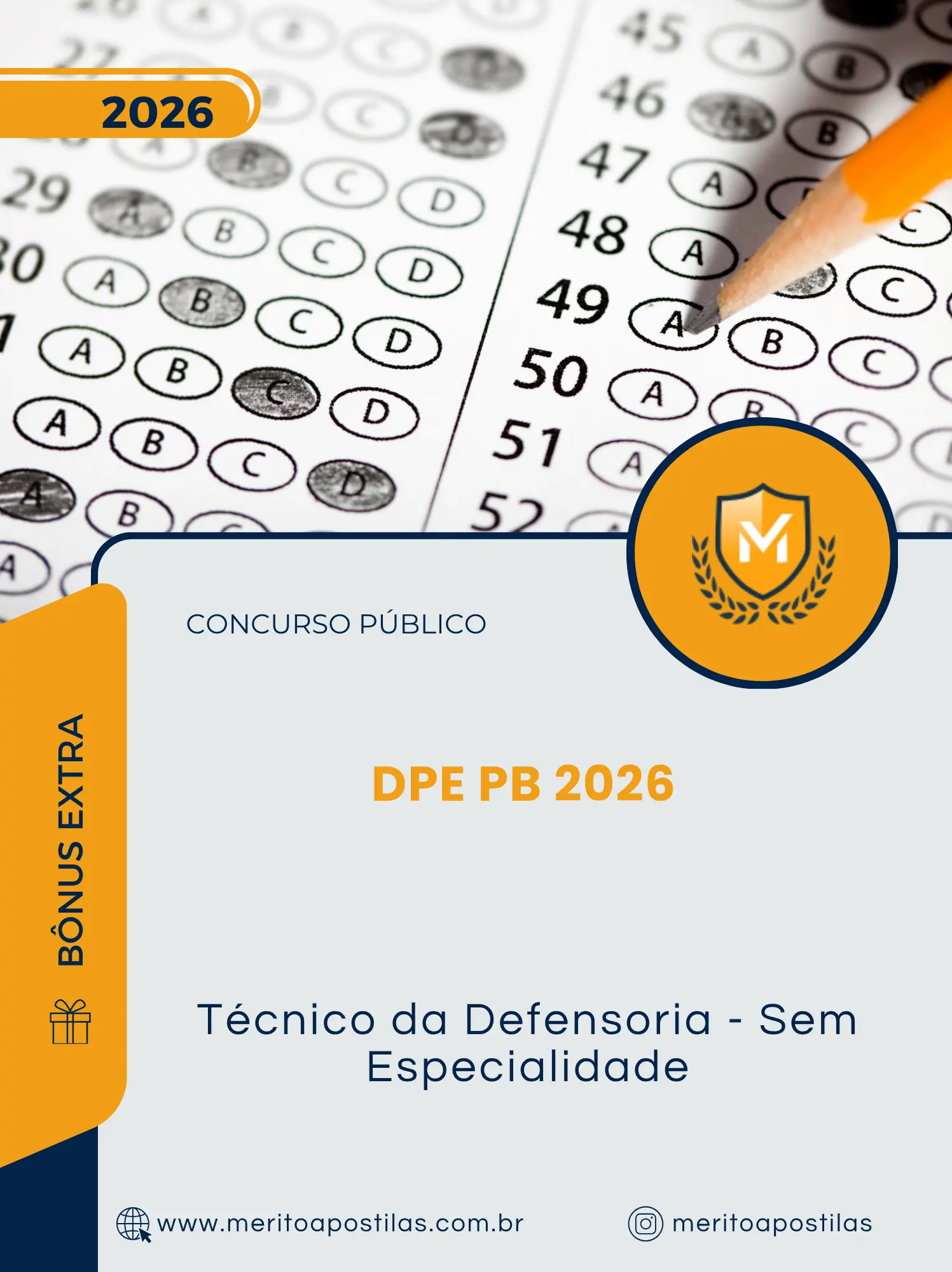 Apostila Técnico da Defensoria Sem Especialidade Concurso Público DPE PB 2026