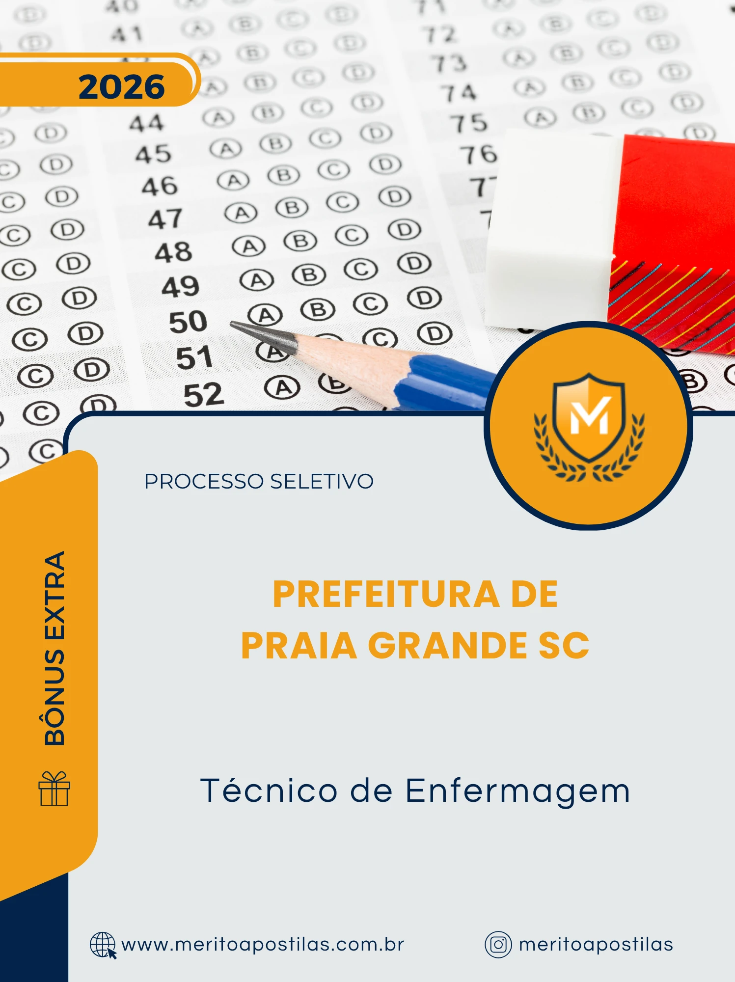 Apostila Técnico de Enfermagem Prefeitura de Praia Grande SC 2026