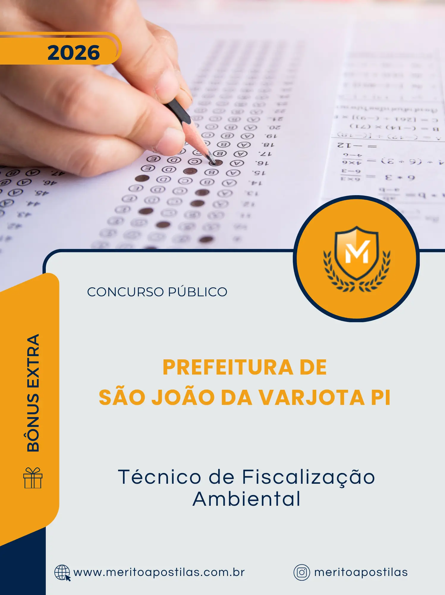 Apostila Técnico de Fiscalização Ambiental Prefeitura de São João da Varjota PI 2026