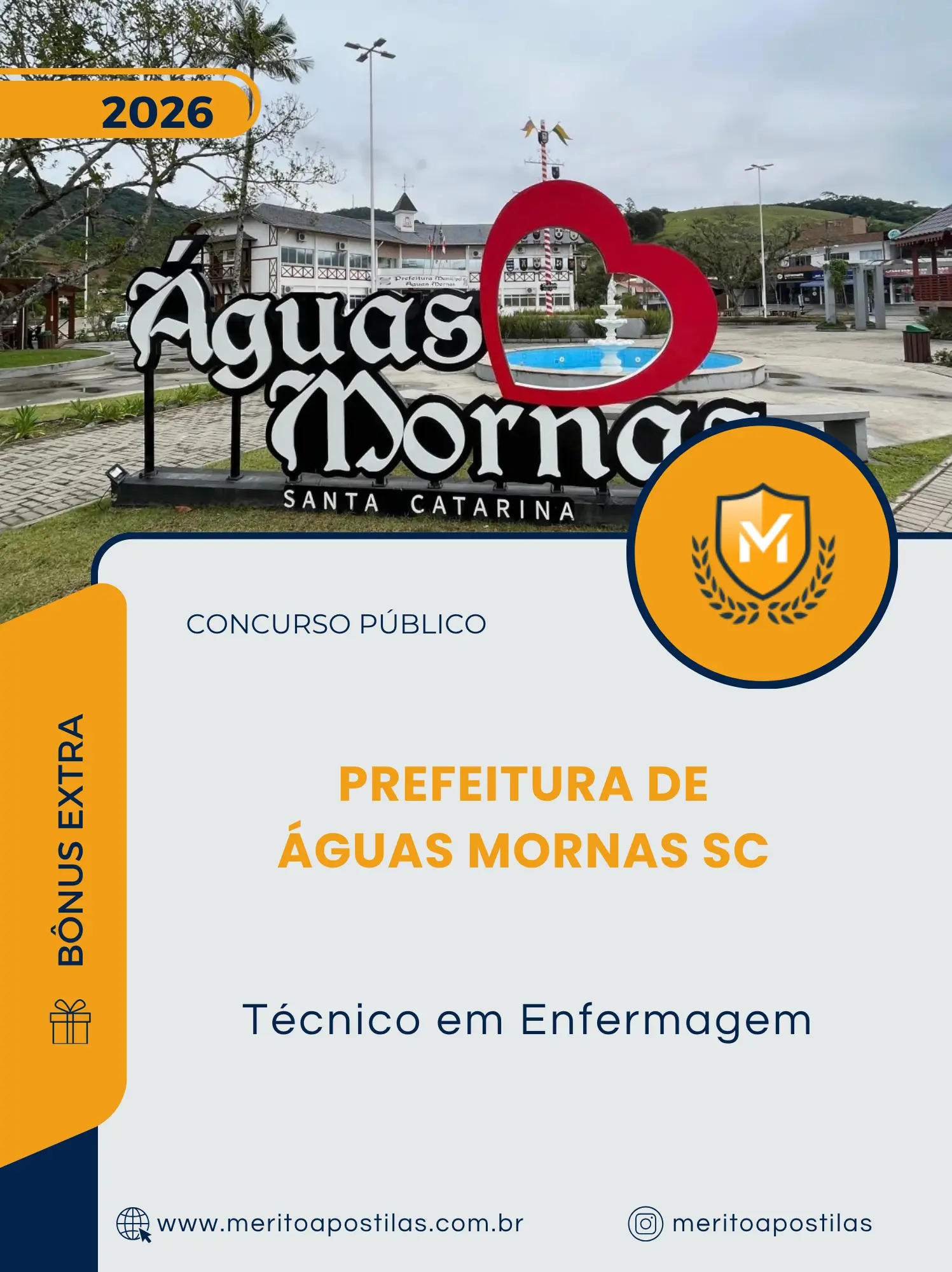 Apostila Técnico em Enfermagem Prefeitura de Águas Mornas SC 2026