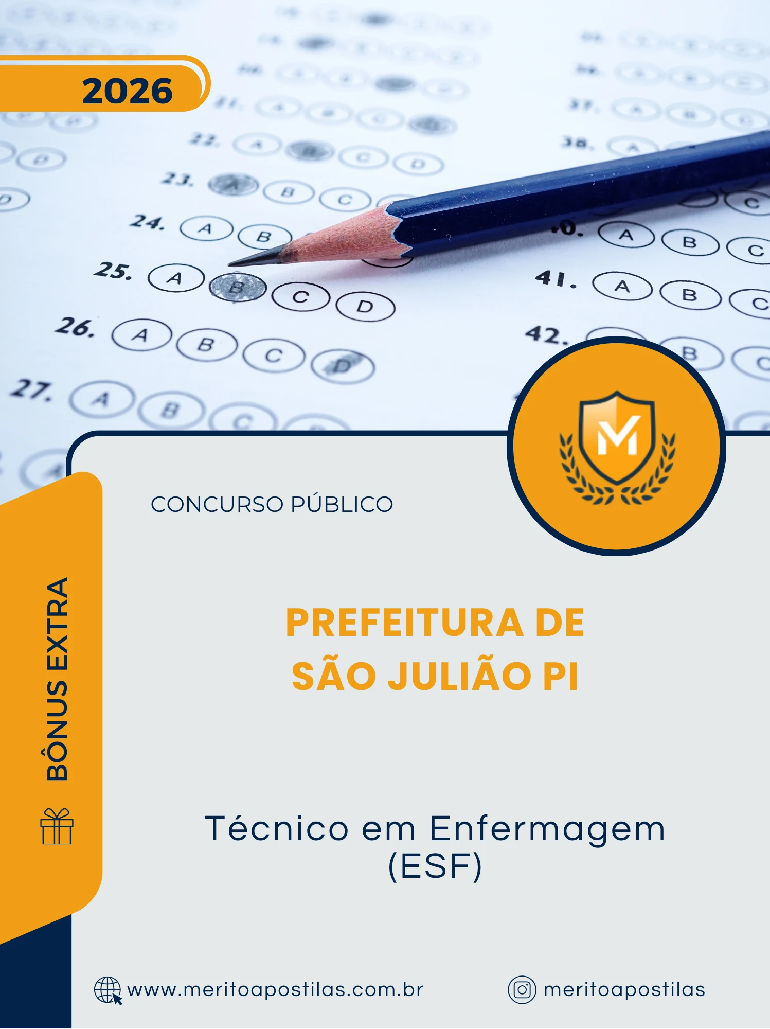 Apostila Técnico em Enfermagem ESF Prefeitura de São Julião PI 2026