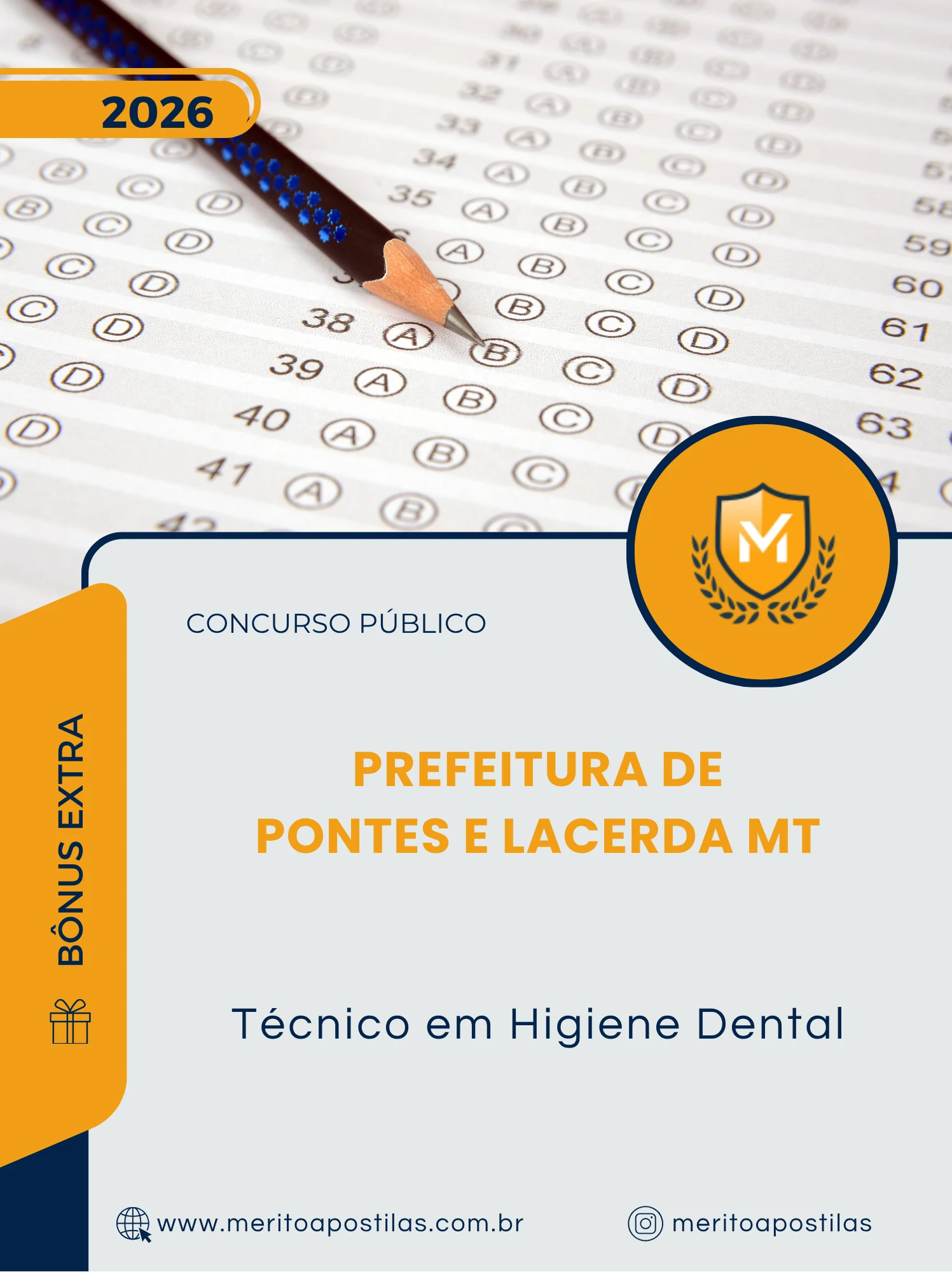 Apostila Técnico em Higiene Dental Prefeitura de Pontes e Lacerda MT 2026