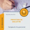 Apostila Terapeuta Ocupacional Prefeitura de Mallet PR 2026