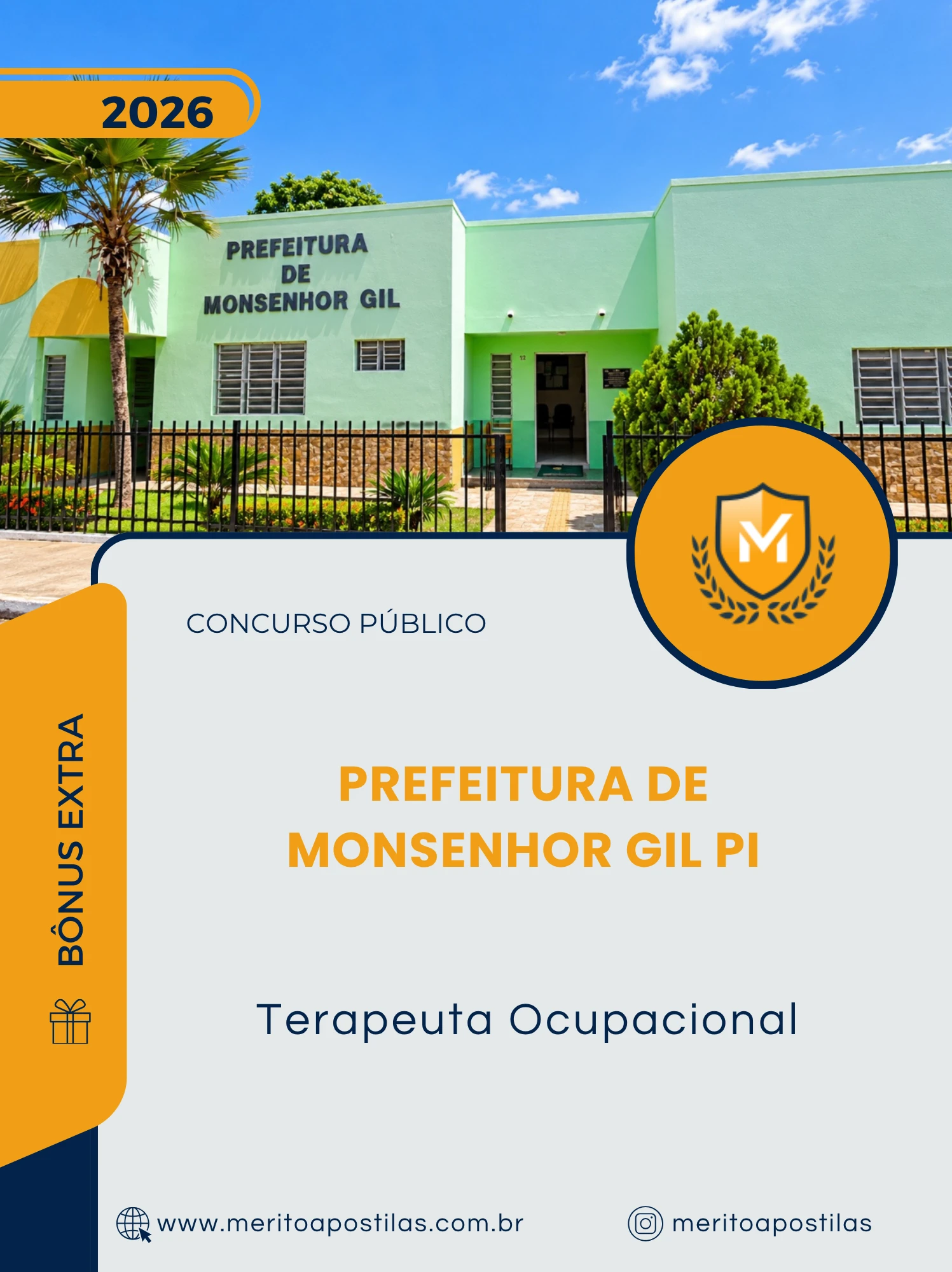 Apostila Terapeuta Ocupacional Prefeitura de Monsenhor Gil PI 2026