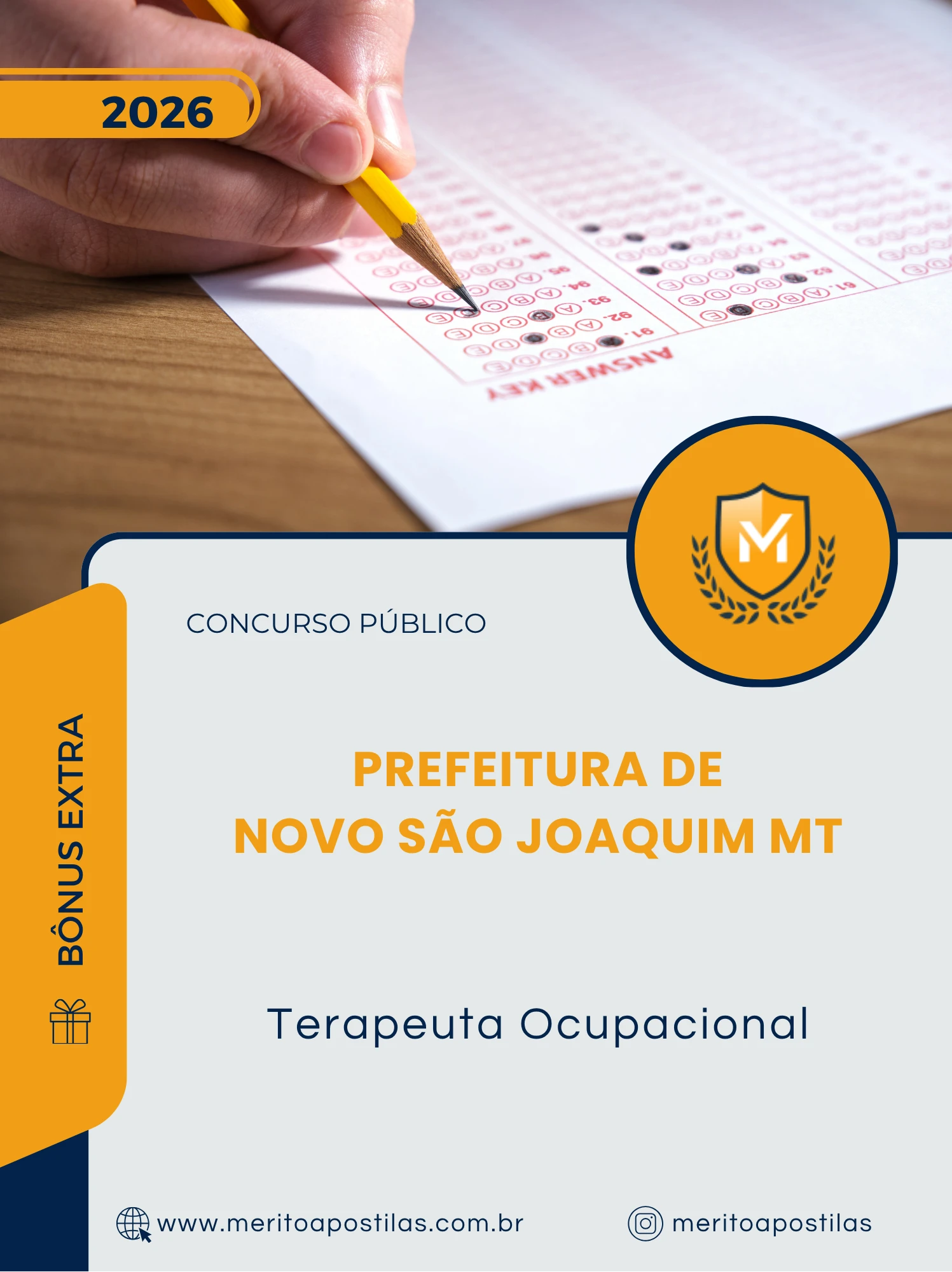 Apostila Terapeuta Ocupacional Prefeitura de Novo São Joaquim MT 2026