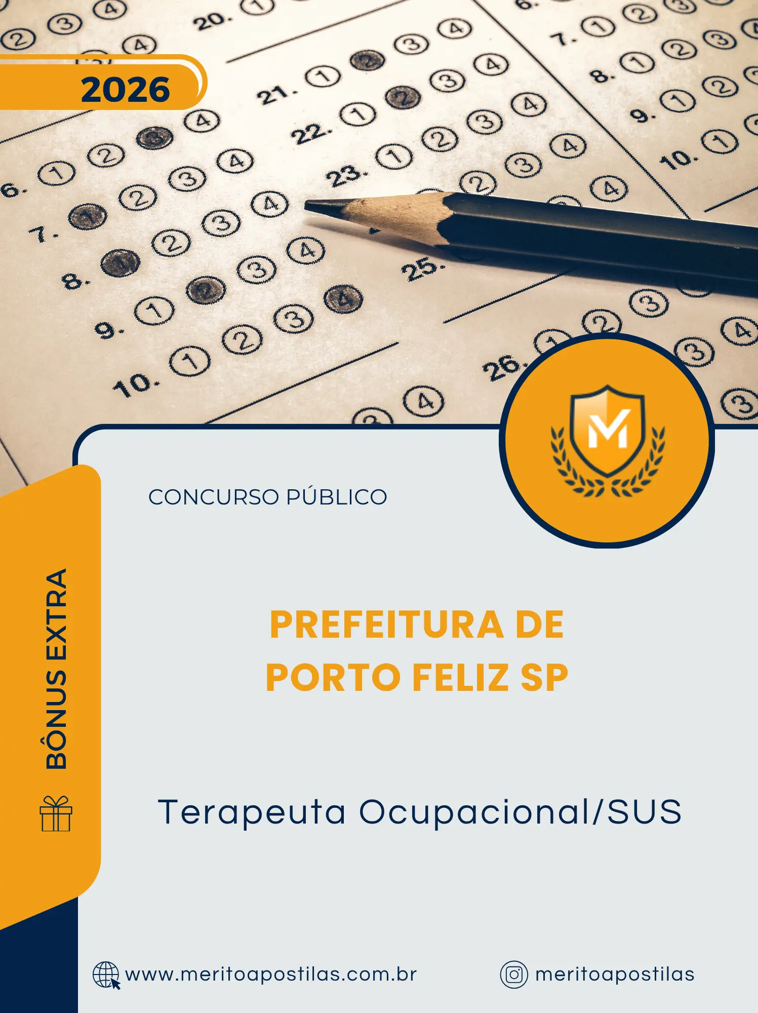 Apostila Terapeuta Ocupacional SUS Prefeitura de Porto Feliz SP 2026