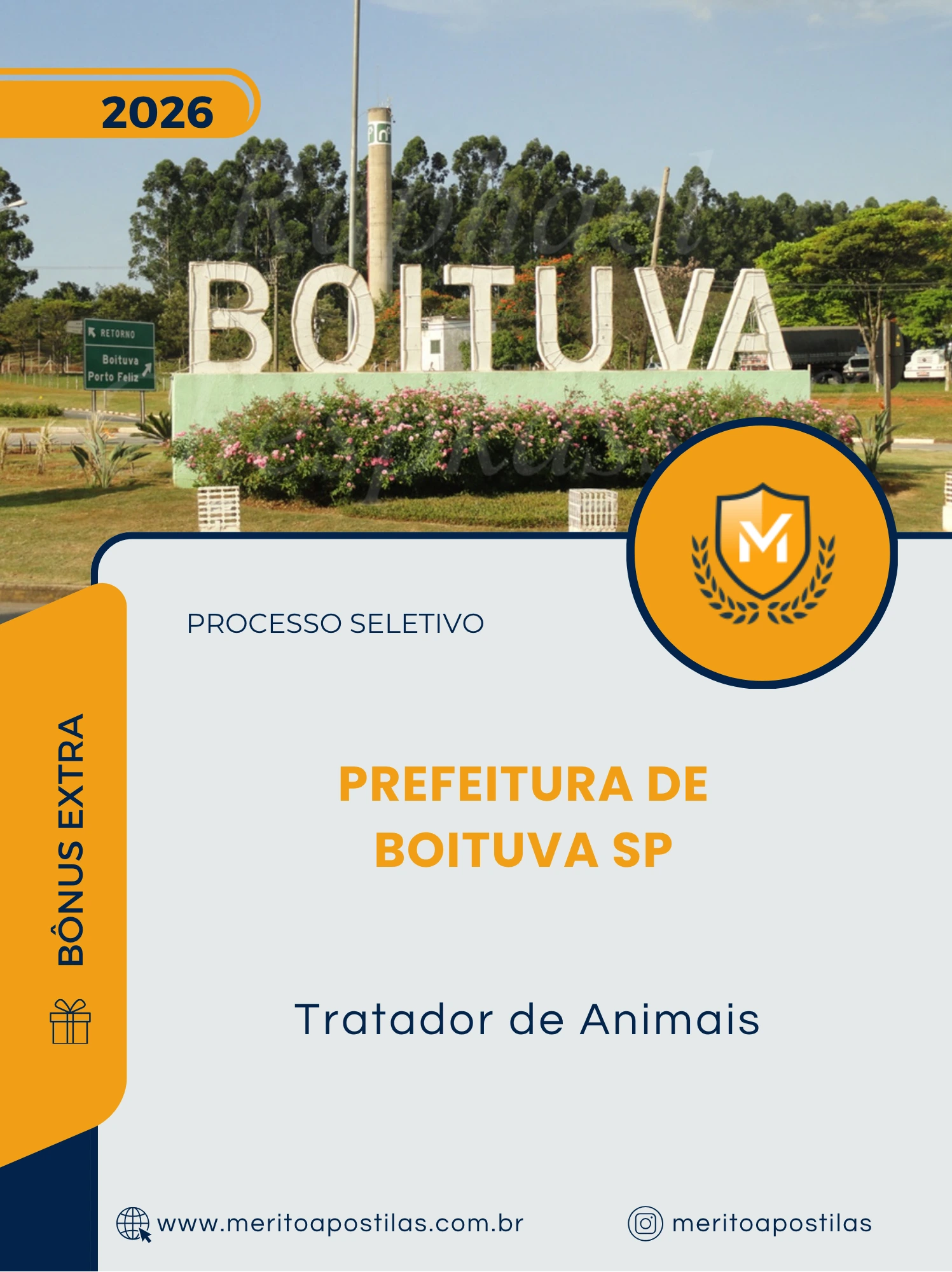 Apostila Tratador de Animais Prefeitura de Boituva SP 2026